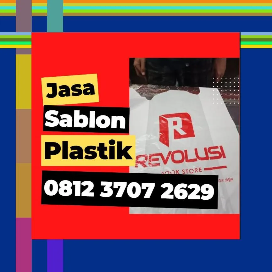 0812,3707,2629 Jasa Sablon Plastik Kemasan di Panggang