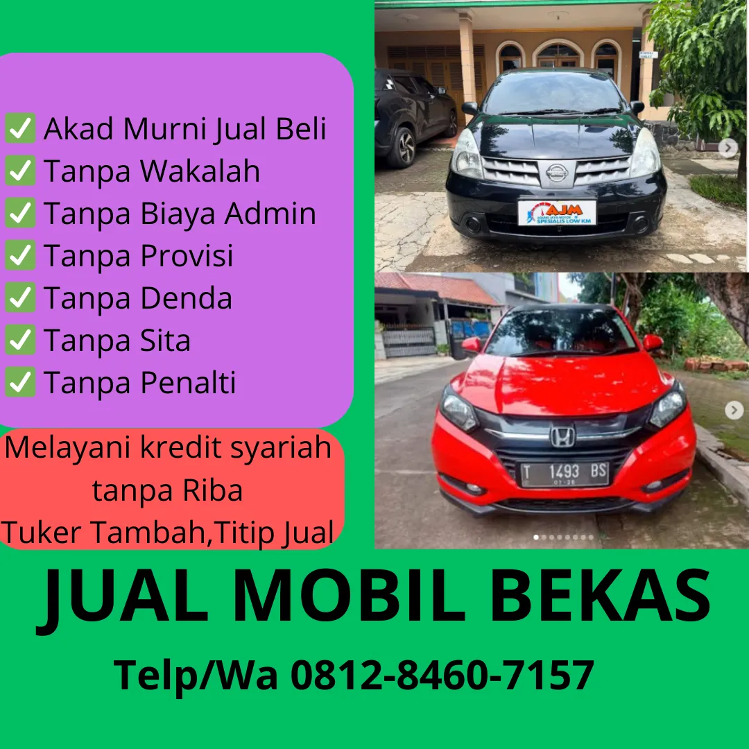 Jaminan Nyaman  Dealer Mobil Bekas anak muda Karawang timur Tanpa Sita Elfayyad Prosyariah Mobilindo