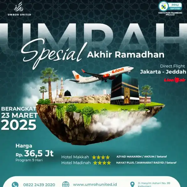 SESUAI SUNNAH, 0858-9587-9128 Harga Travel Umroh Eksekutif Langkat Balikpapan Jogja UMROH UNITED BANGKALAN