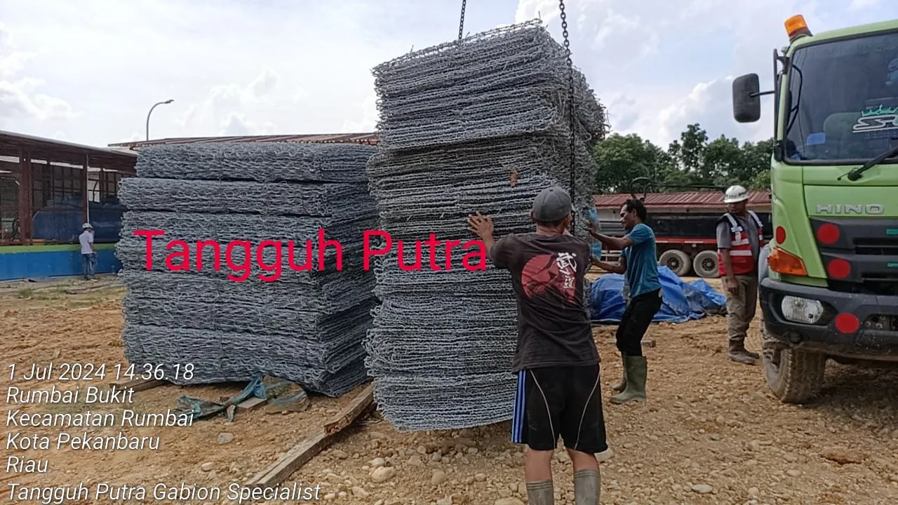 Murah, Pabrik Bronjong Kawat Maccaferri di Enok, Riau