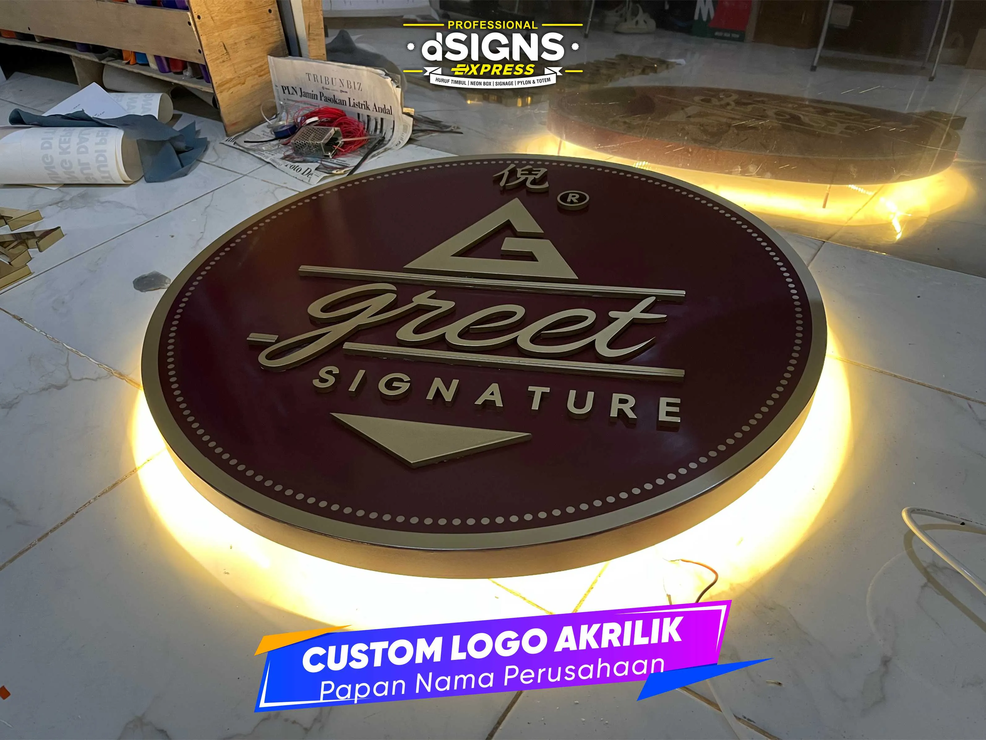 Huruf Timbul Cimahi - Jasa Reklame & Custom Neon Box