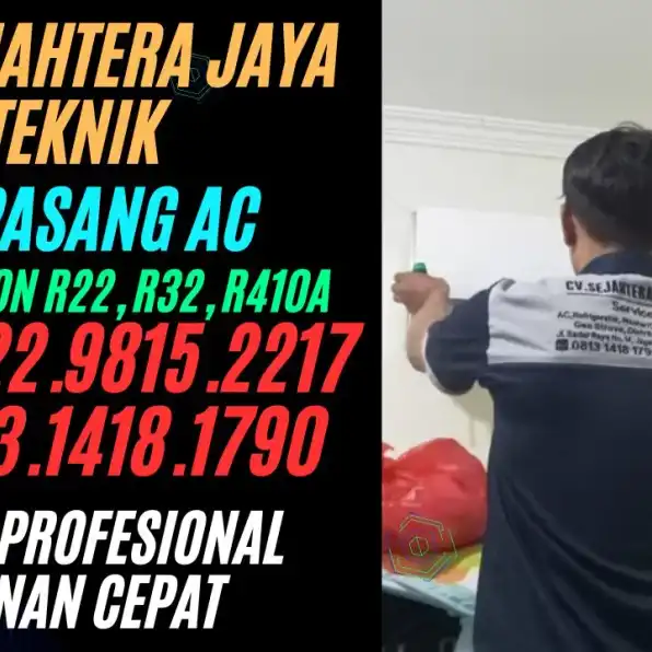 WA. 0822.9815.2217 - 0813.1418.1790 Jasa Service AC, Cuci AC, Bongkar Pasang AC Rawa Panjang, Bojong Gede, Bogor Terdekat – CV. Sejahtera Jaya Teknik