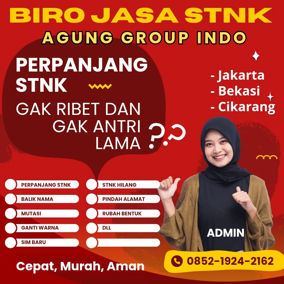 AMANAH, WA 0852-1924-2162, Biro Jasa Stnk Hilang Bekasi, Jasa Mutasi Kendaraan Bermotor Jakarta