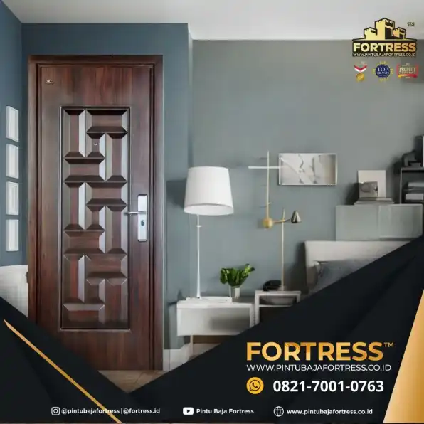 KUAT..!! WA 0821 7001 0763 (FORTRESS) Pintu Rumah Minimalis Fortress 1 Daun Di Karawang