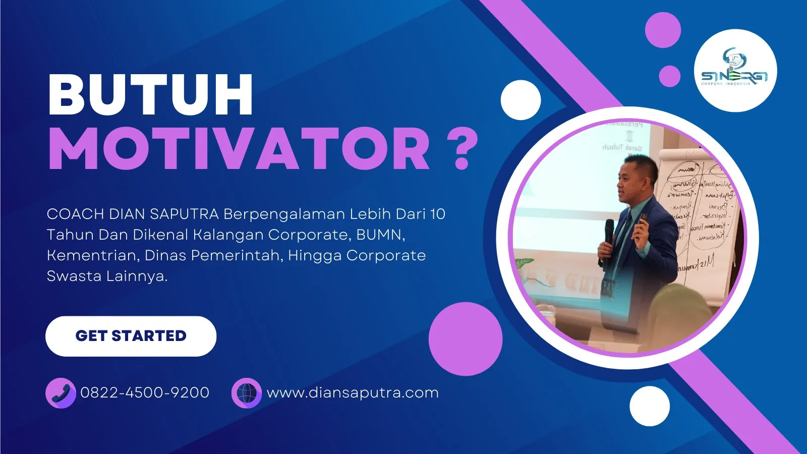 Pembicara Motivator Tangerang Selatan, Terpercaya & Solutif, Dian Saputra