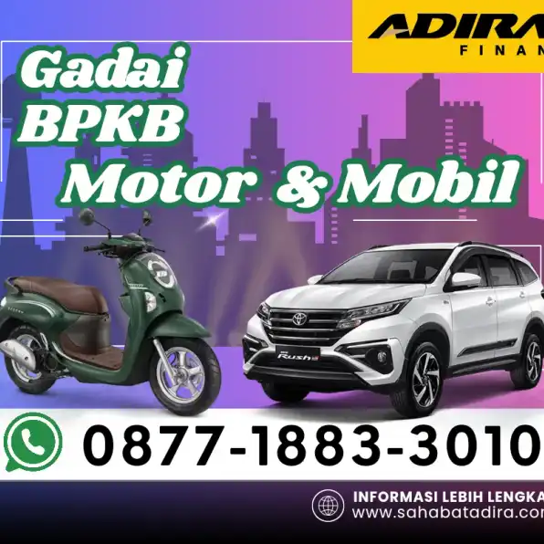 0877-1883-3010, Gadai BPKB Adira Ketapang