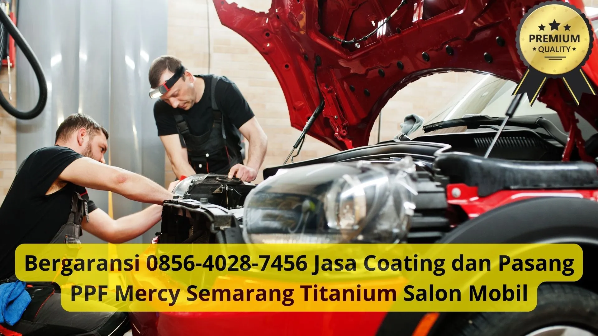 Bergaransi Jasa Coating dan Pasang PPF Mercy Semarang Titanium Salon Mobil