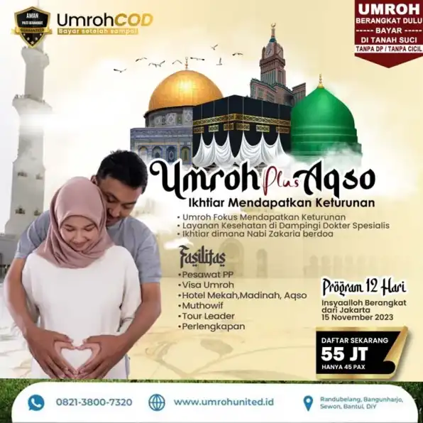 AMANAH, 0858-9587-9128 Agen Travel Umroh Hotel Bintang 4 Pinrang Surabaya Jogja UMROH UNITED BANGKALAN