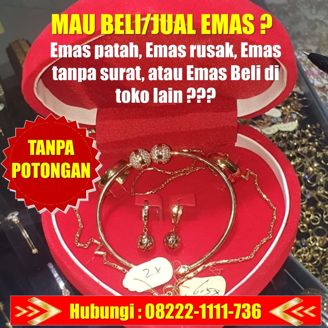 TANPA POTONGAN, Harga Jual Beli Emas Cukim Simeulue