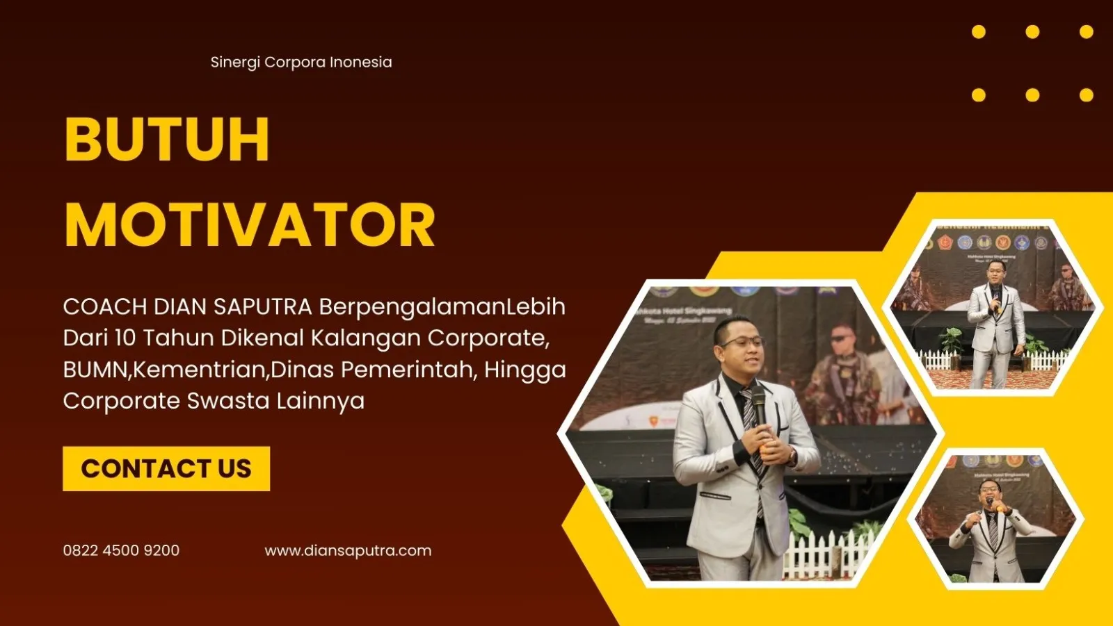 Motivator Jayapura, Terpercaya & Solutif, Dian Saputra