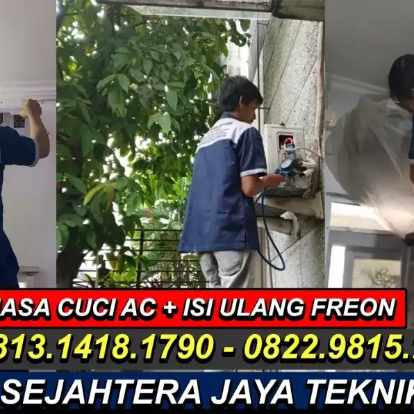 WA. 0822.9815.2217 - 0813.1418.1790 Jasa Service AC, Cuci AC, Bongkar Pasang AC Rawa Panjang, Bojong Gede, Bogor Terdekat – CV. Sejahtera Jaya Teknik