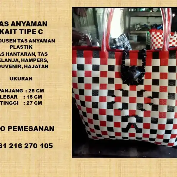 PALING LARIS, WA 0812-1627-0105, Produsen Tas Anyaman Hampers Lebaran di Ciamis, Supplier Jual Tas Anyaman Plastik Banjarnegara