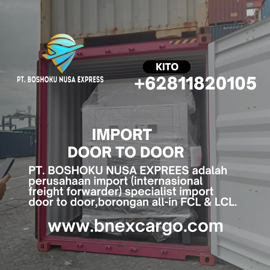 Jasa Import Mesin Ke Indonesia