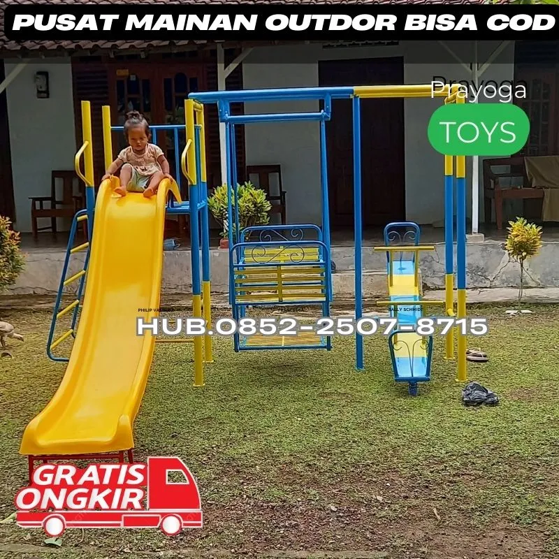 Contoh Ayunan Besi Custom Dan Perosotan Anak Kec Gerih Ngawi