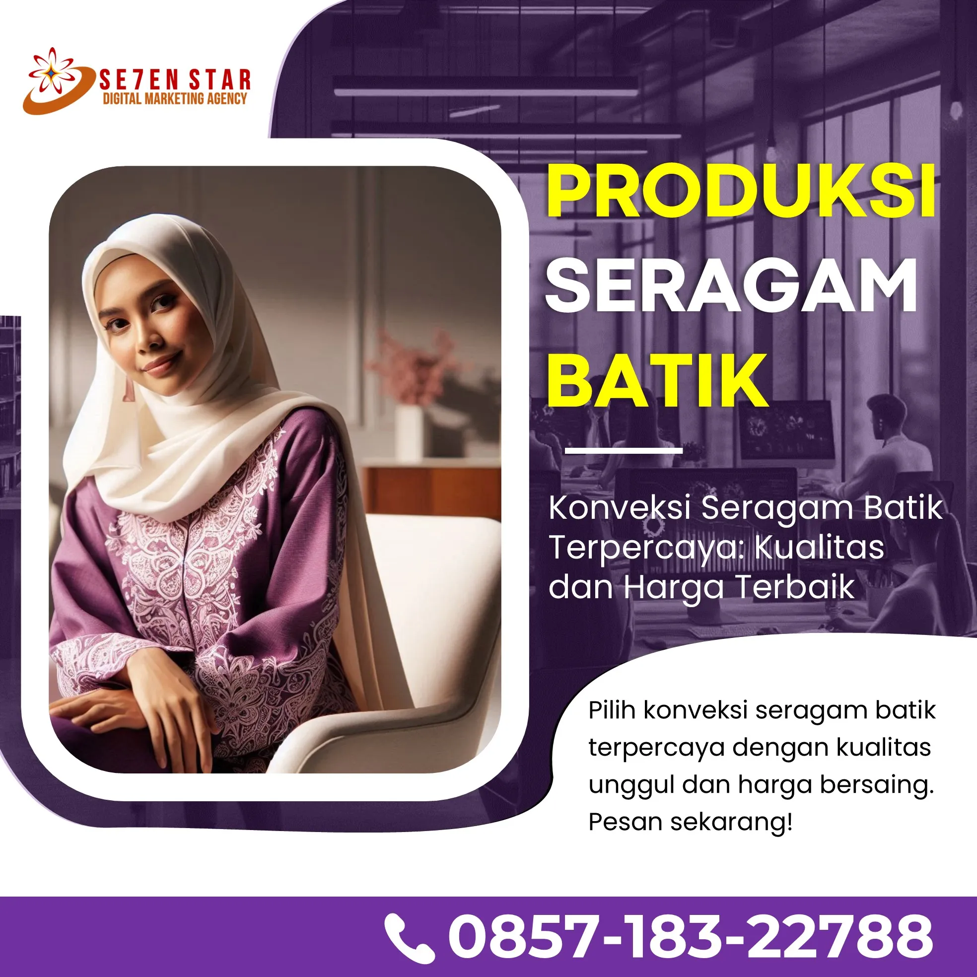 Agen Seragam Batik Perusahaan 2025 - Kualitas Premium