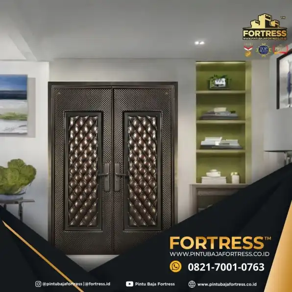 TAHAN LAMA..!! WA 0821 7001 0763 (FORTRESS) Pintu Besi Fortress 2 Daun Di Tasikmalaya