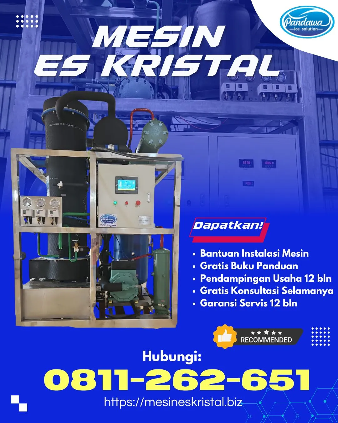 JUAL MESIN ES BATU KRISTAL BUOL, SULTENG