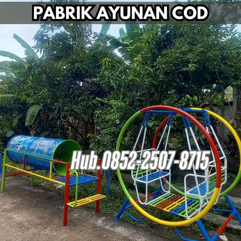 Hub 0852-2507-8715 TERBAIK ! ayunan besi depan rumah Dan mainan outdoor tk Kec Pancur Rembang Bayar COD Free Ongkir