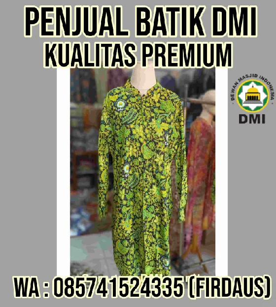 GRATIS ONGKOS KIRIM Penjual Baju batik DMI wanita Gunungkidul Cakung Raudhah Batik