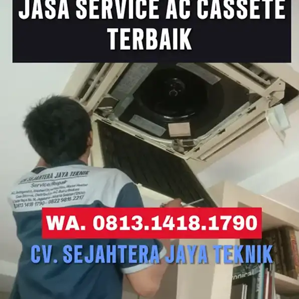 WA. 0822.9815.2217 - 0813.1418.1790 Jasa Cuci AC Cassete Jakarta Utara Terdekat 24 Jam