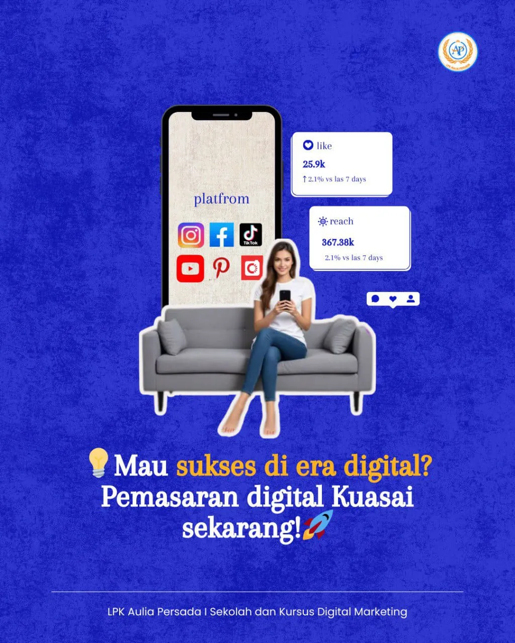 Aulia persada Biaya Pelatihan Digital Marketing Semarang