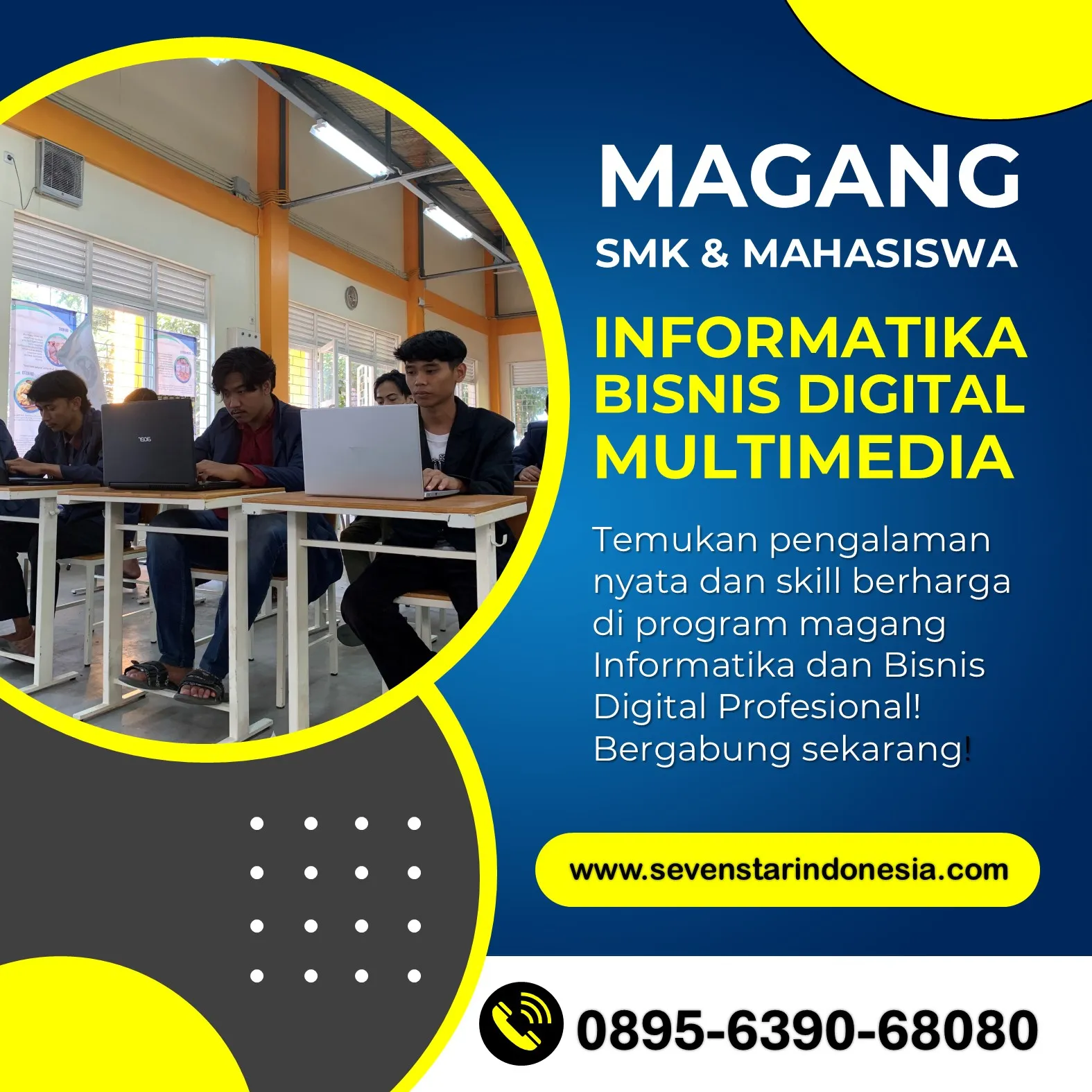 WA 0895-6390-68080, Info PKL Sistem Informasi UNISMA Malang