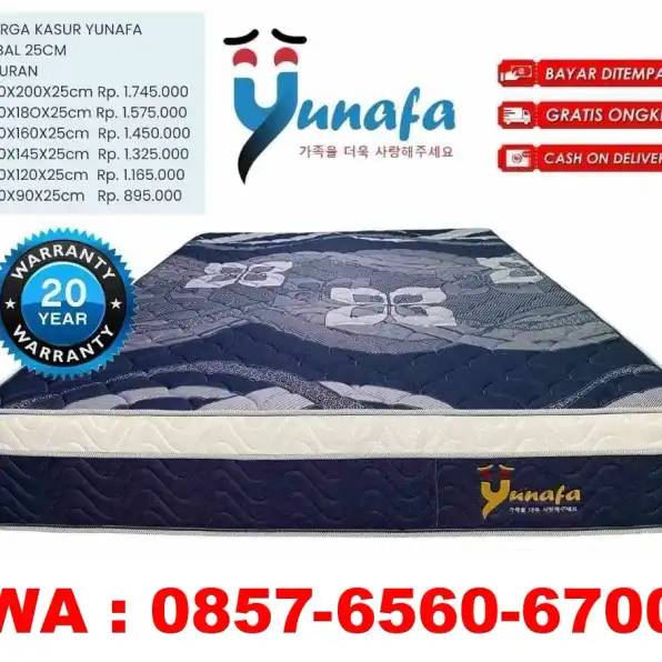 Langsung Pabrik 0857-6560-6700 Jual Kasur Busa Yunafa Di Sumenep Kalianget