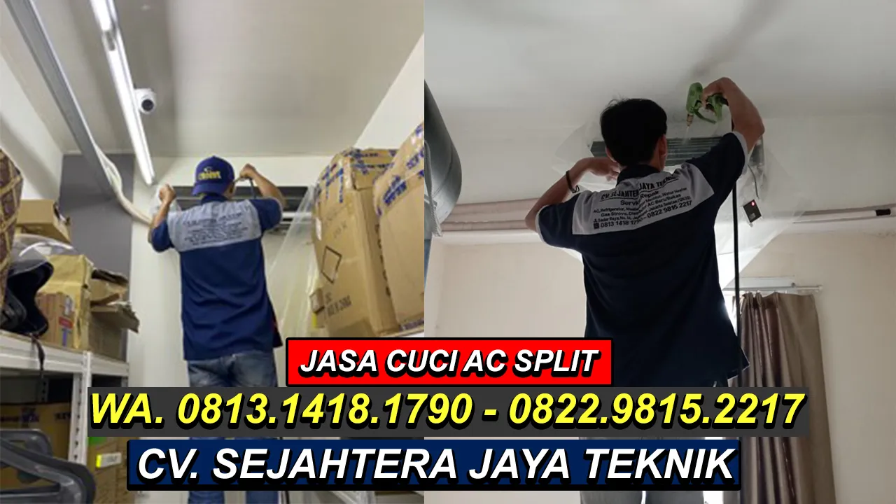 Jasa Bongkar Pasang AC Klender Terdekat, Buaran, Penggilingan, Cakung, Jaktim CV. Sejahtera Jaya Teknik