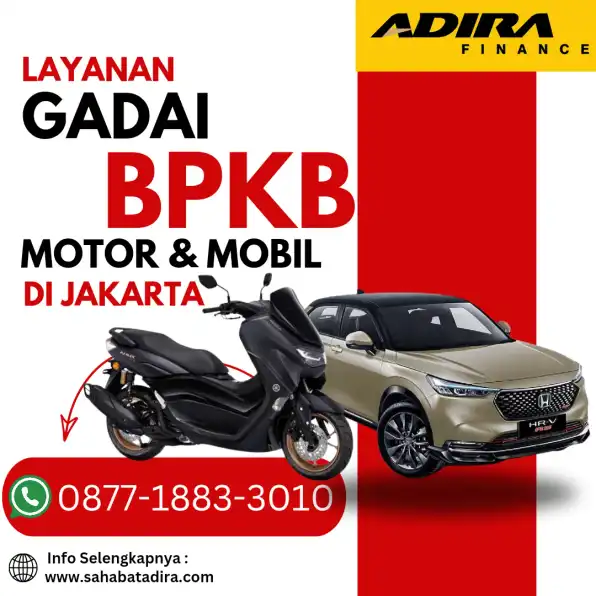 0877-1883-3010,Gadai Jaminan BPKB Motor di Depok