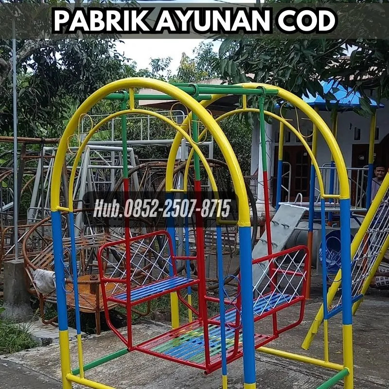 TERBAIK ! ayunan besi depan rumah Dan mainan outdoor tk Kec Conggeang Sumedang Bayar COD Free Ongkir