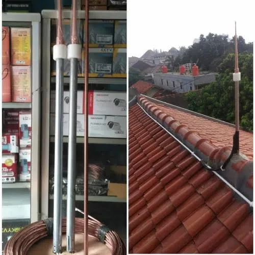 pasang penangkal petir murah untuk daerah pasir