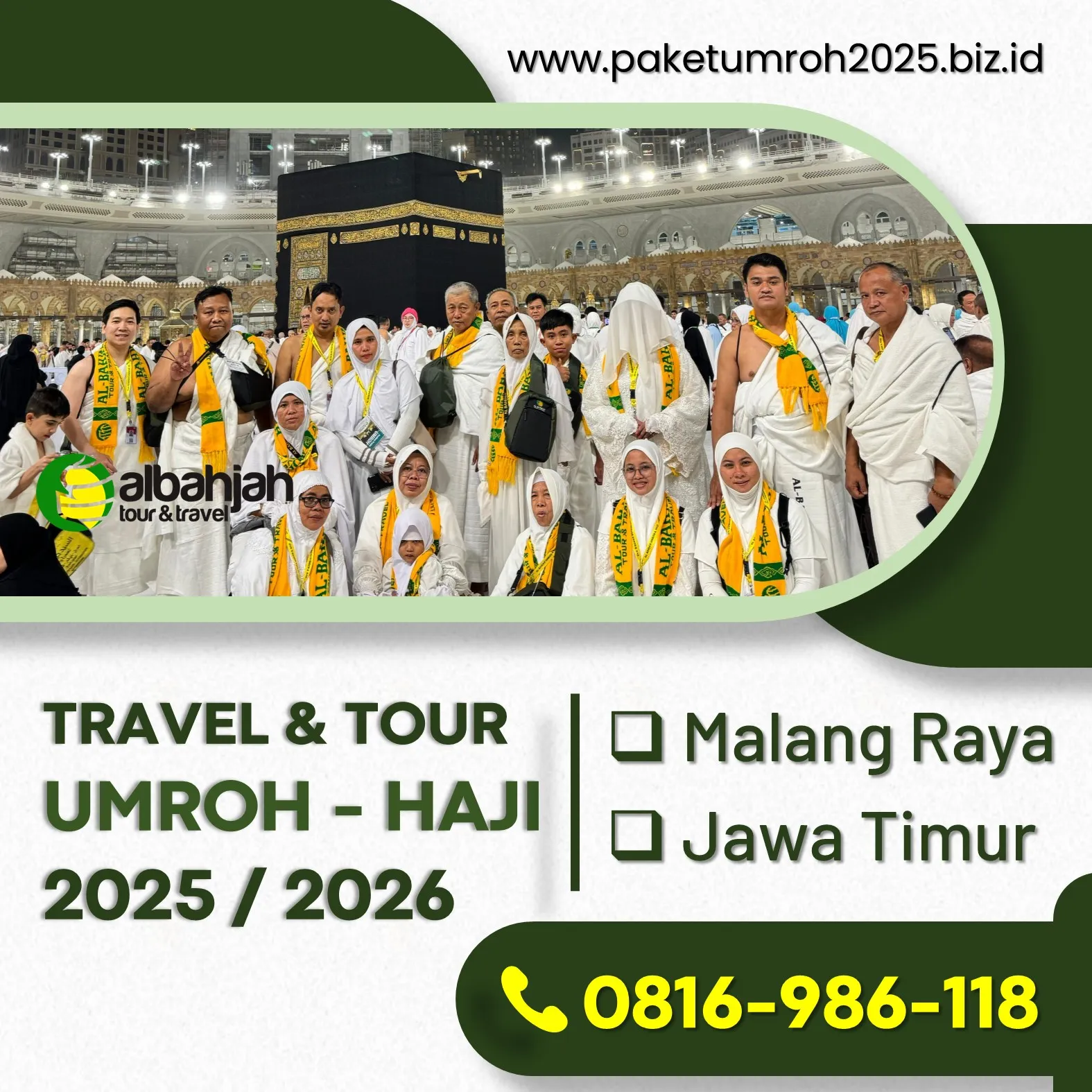 Paket Umroh Akhir Tahun 2025 Lawang Malang AL Bahjah