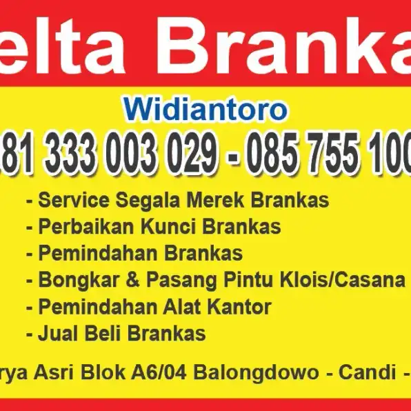 Delta Brankas 0813-3300-3029 Service Brankas Sukolilo