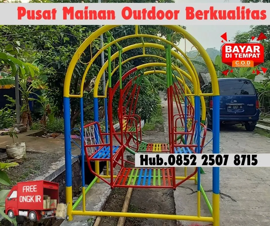 Hub 0852-2507-8715 PRODUKSI !! Ayunan Besi Dan Jungkat Jungkit Kec Bandongan Magelang Bayar COD Free Ongkir