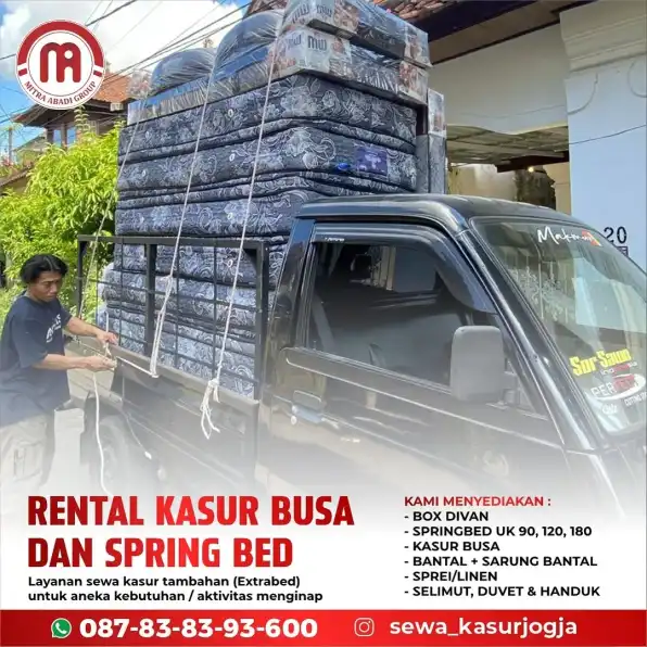 Persewaan Kasur Jogja WA/Telp. : 08783 8393 600 Siap Antar Sampai Tujuan