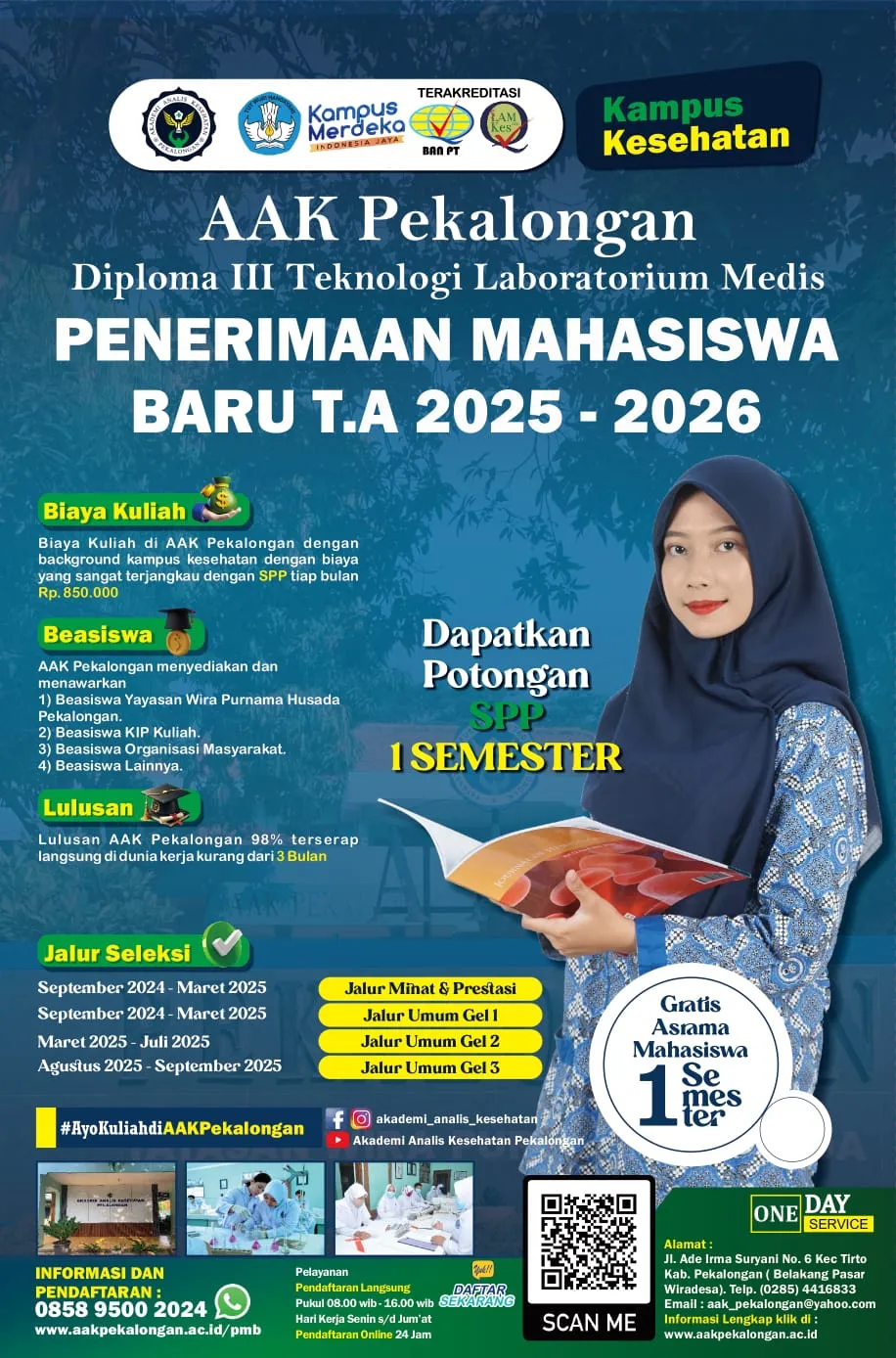 PMB Akademi Analis Kesehatan  Jawa Tengah