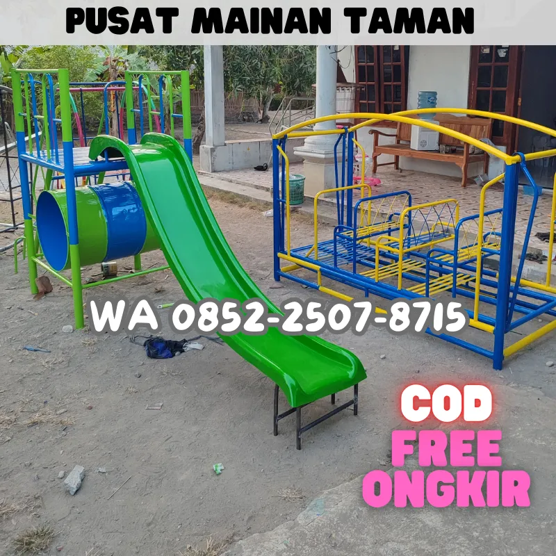 Pusat ayunan besi minimalis Dan mainan outdoor untuk tk Arjasari Bandung