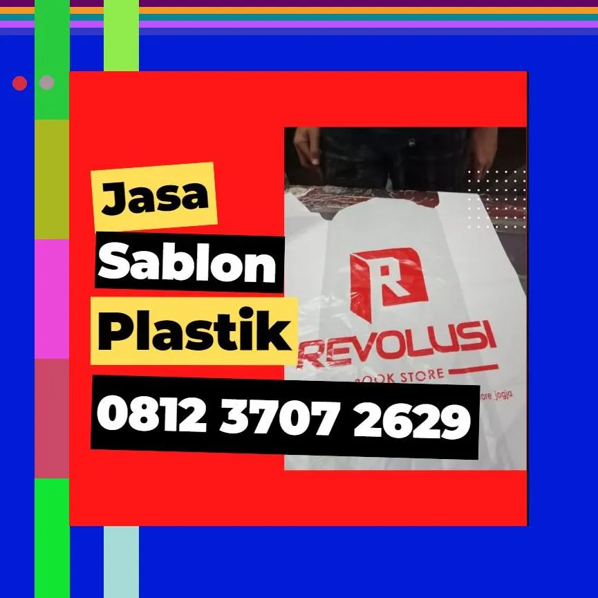 0812,3707,2629 Jasa Sablon Plastik Kemasan di Gedang Sari