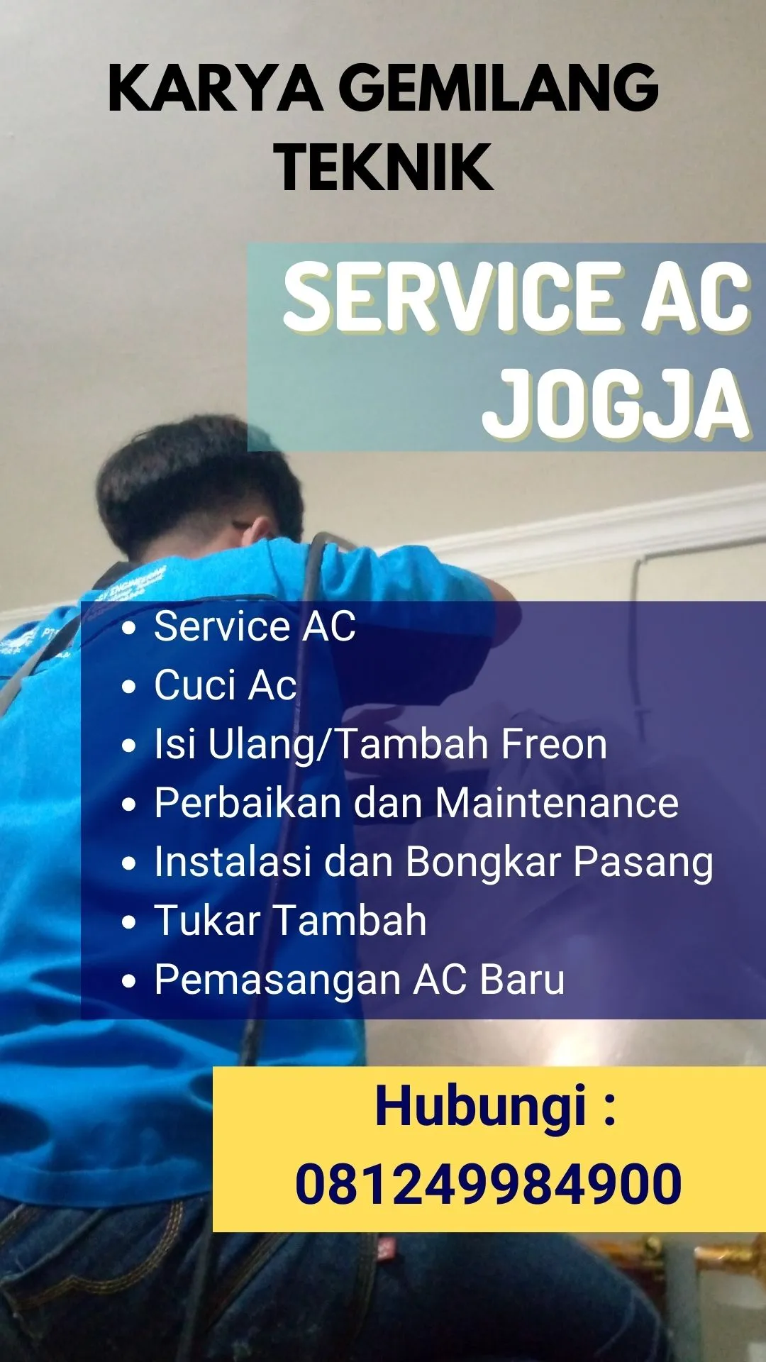 Service AC, Cuci AC, Pasang AC di Pengasih Kulon Progo