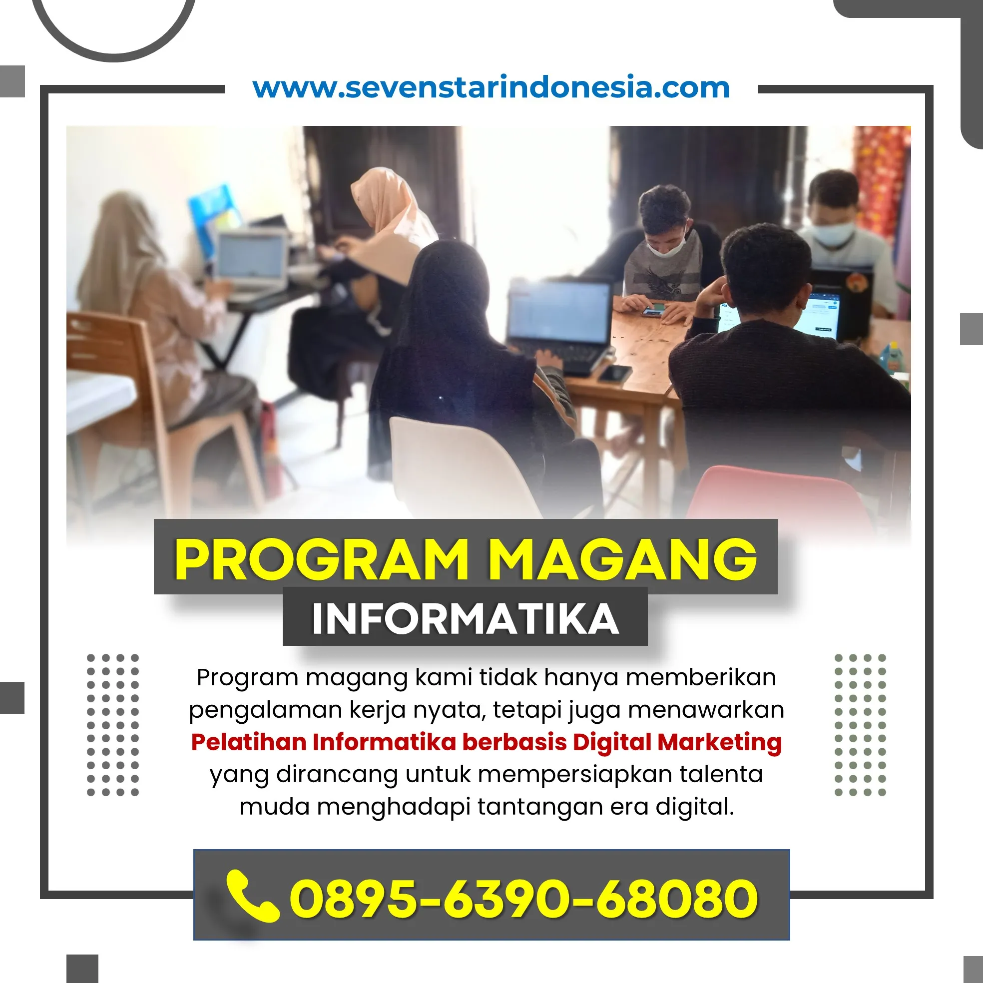 (WA 0895-6390-68080) Rekomendasi Magang Informatika di Kediri