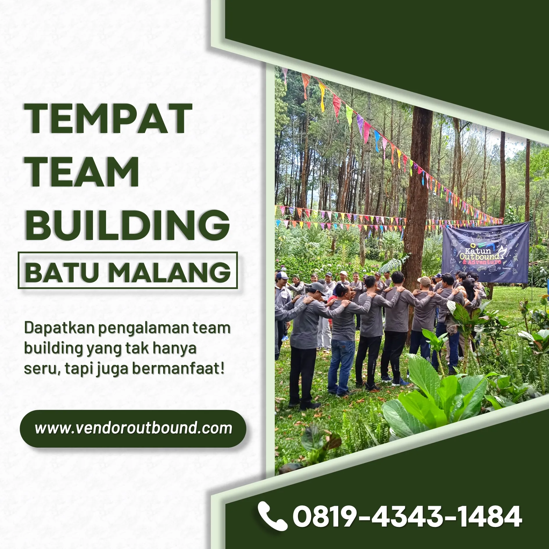 Hub O8I9 4343 I484 Vendor Outbound Berpengalaman di Malang: Team Building & Capacity Building