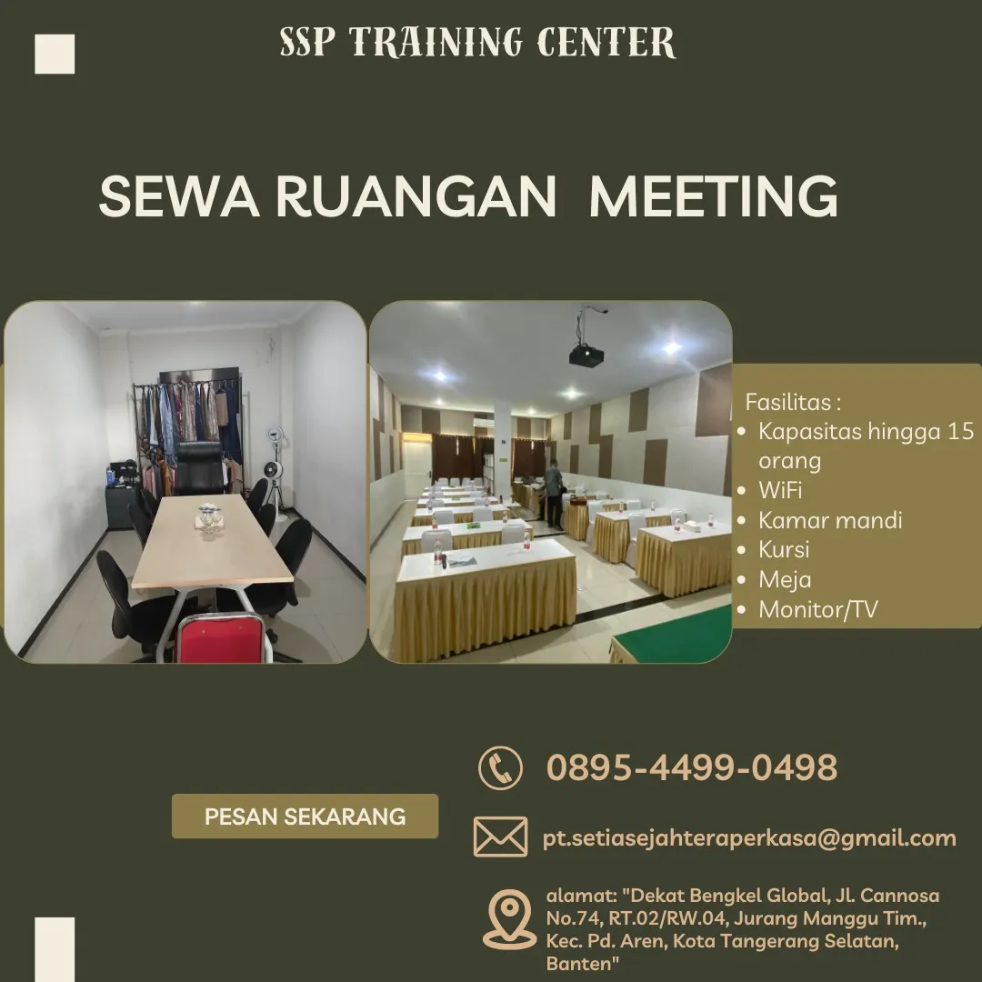 RUANG PREMIUM,  Sewa Ruang Meeting Harian Tangerang