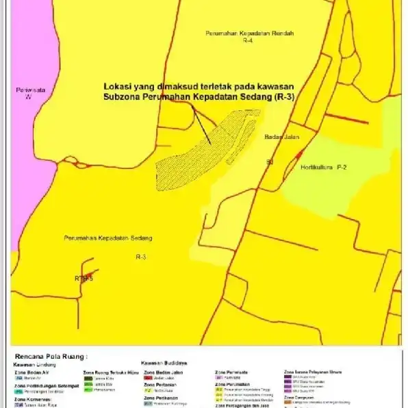 Dijual 3,05 Ha. Jl. Binginsari Timur Patung GWK Goa Gong Ungasan Kuta Selatan