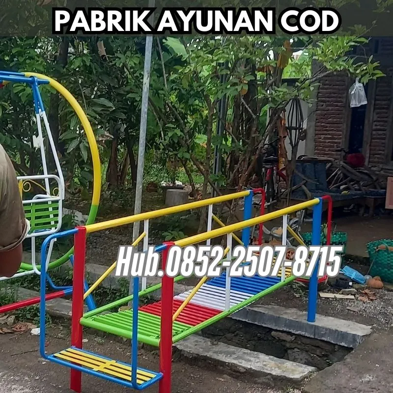 Hub 0852-2507-8715 DIJAMIN AMAN ! ayunan besi bulat besar Dan mainan playground Kec Kaliwungu Kudus Bayar COD Free Ongkir