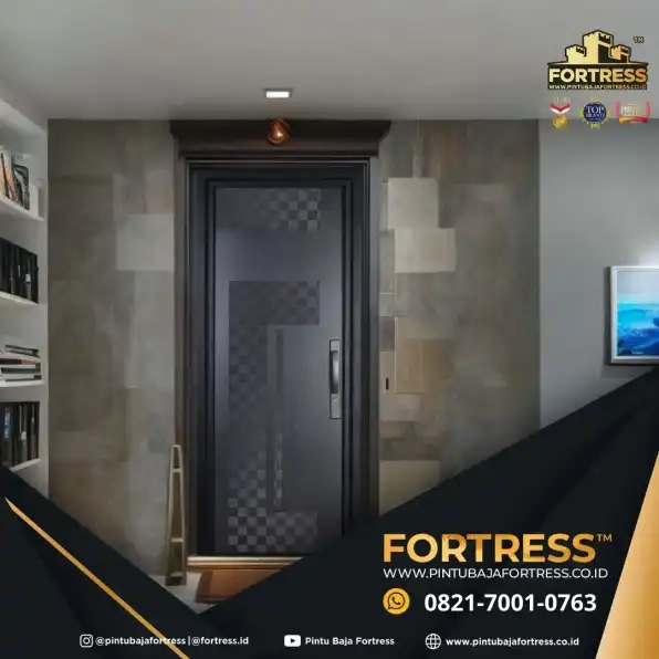 INOVATIF..!! WA 0821 7001 0763 (FORTRESS) Pintu Besi Murah Motif Kayu Di Sumedang