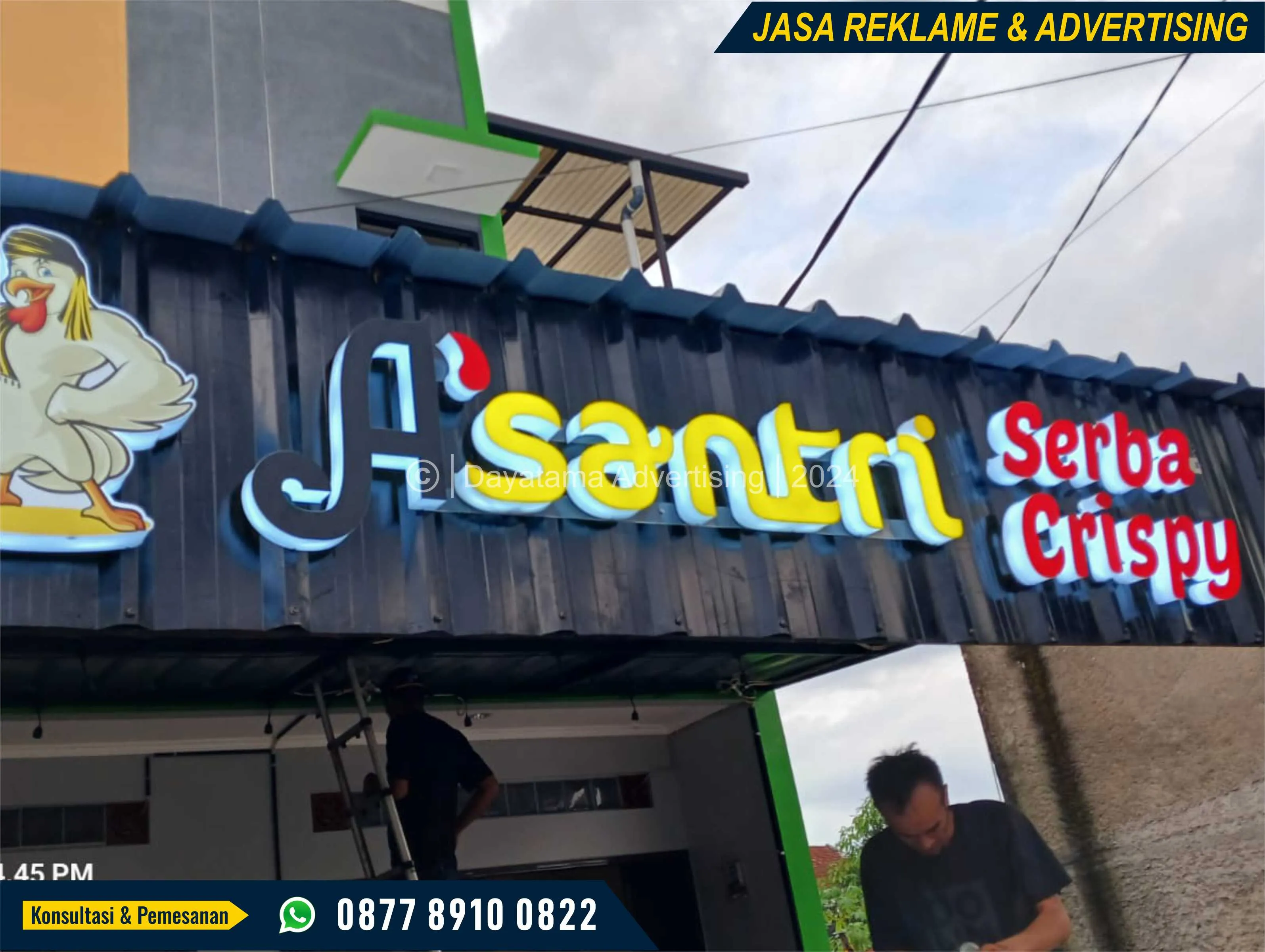 Signboard Huruf Timbul dan Papan Nama Akrilik Dayatama Advertising
