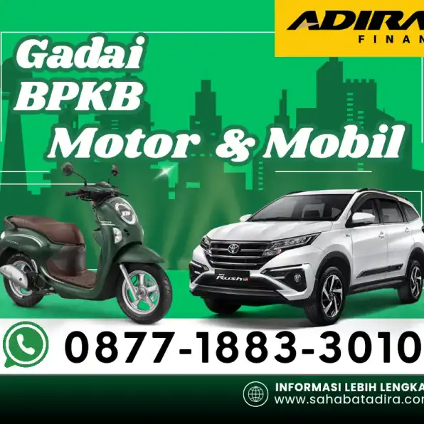 0877-1883-3010, Gadai BPKB Adira Pungkur Bandung