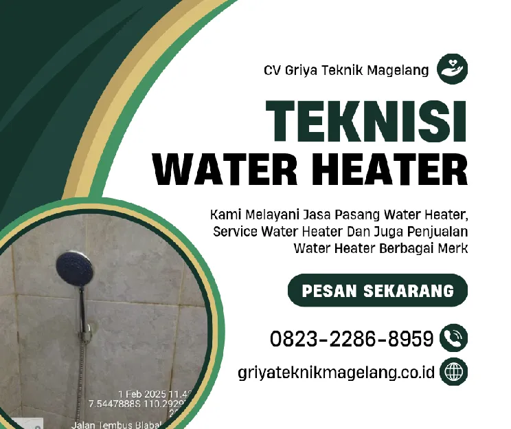 Pasang Water Heater Muntilan