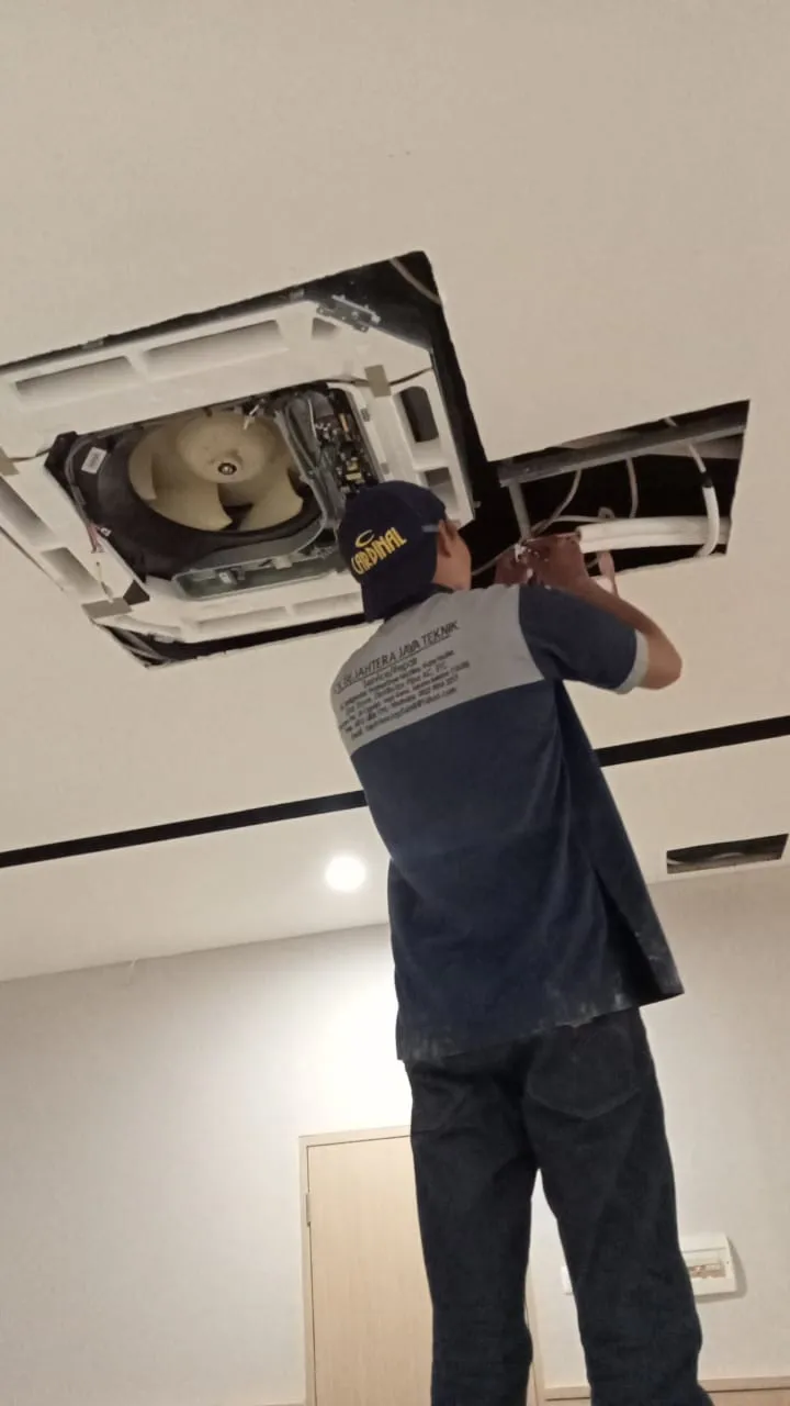 WA. 0822.9815.2217 - 0813.1418.1790 Jasa Cuci AC Cassete Bogor Terdekat 24 Jam CV. Sejahtera Jaya Teknik