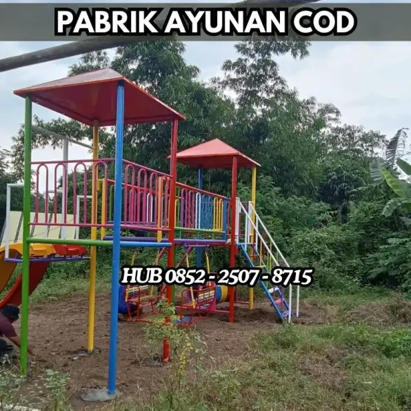 Hub 0852-2507-8715 DIJAMIN AMAN ! ayunan besi bulat besar Dan mainan playground Kec Jati Blora Bayar COD Free Ongkir